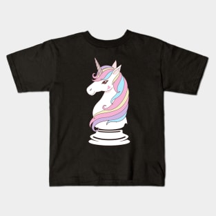 Chessicorn Funny Unicron Play Chess Gift Kids T-Shirt